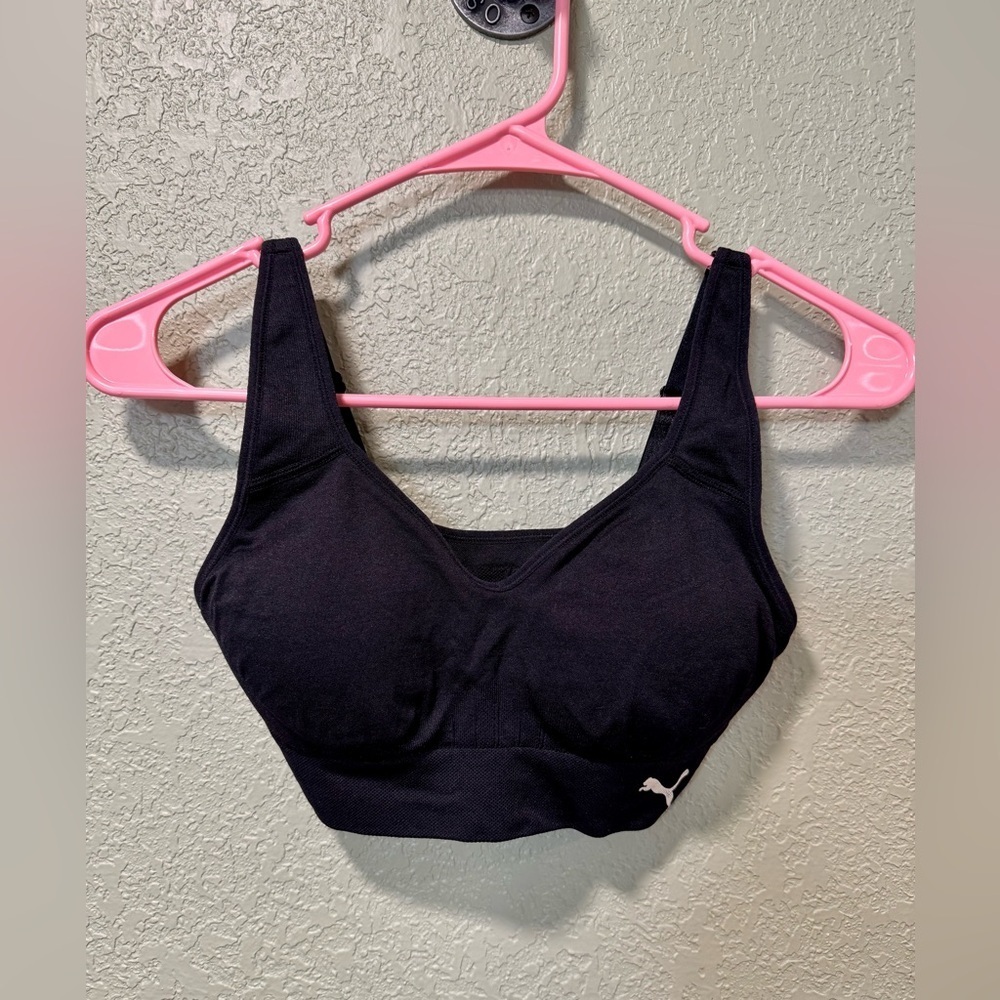 Puma Black Sports Bra